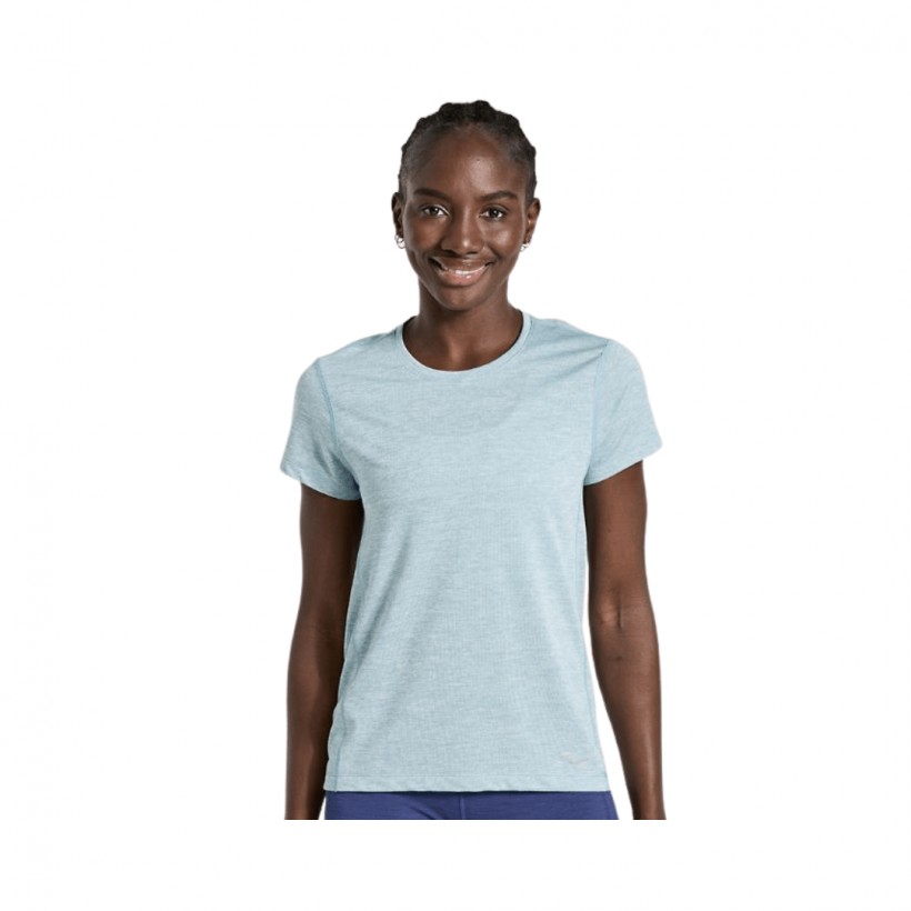 Saucony Stop watch T-Shirt Gris Femme