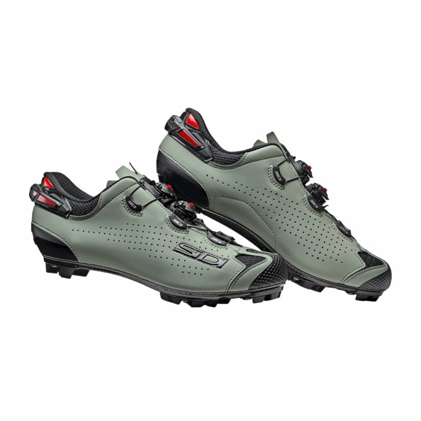 Scarpe MTB Sidi Tiger SRS Carbon 2 Nero Verde