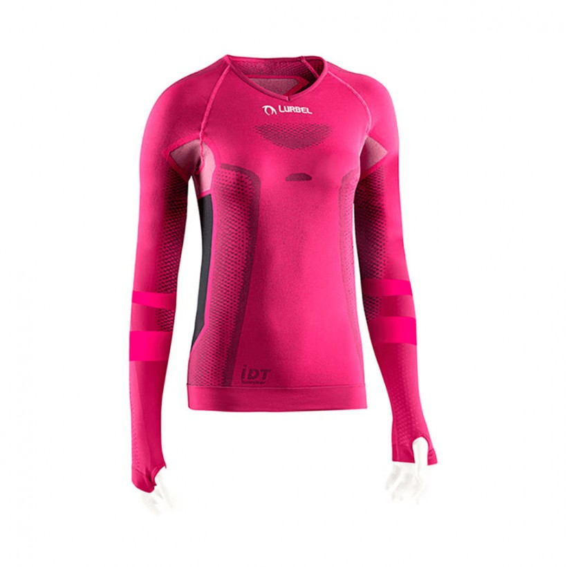 Lurbel Cristallo Long Sleeve T-shirt Fuchsia Woman