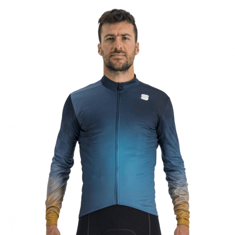 Sportful Rocket Thermal Jersey Blue