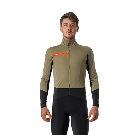 Veste Castelli Beta Ros Vert Olive Noir