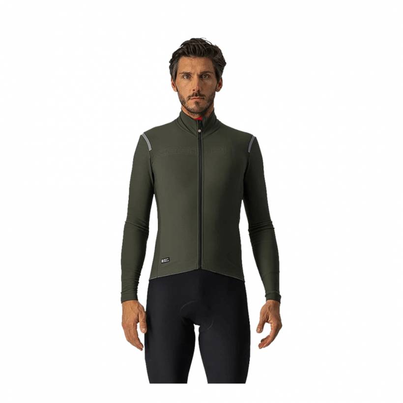 Mangas compridas Castelli Maillot Tutto Nano Verde