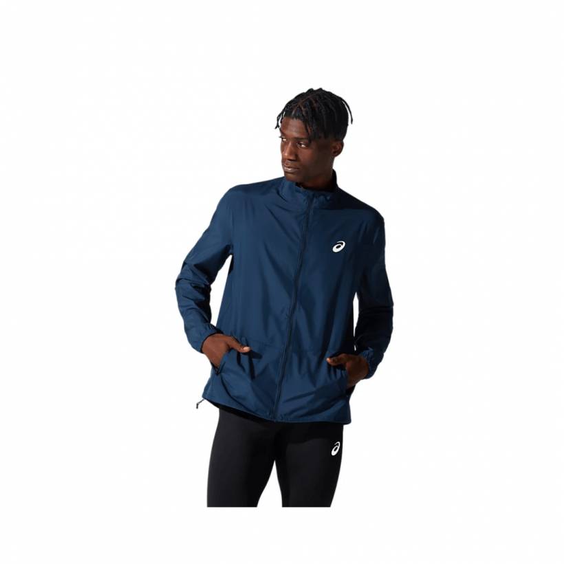Jacke Asics core Blau