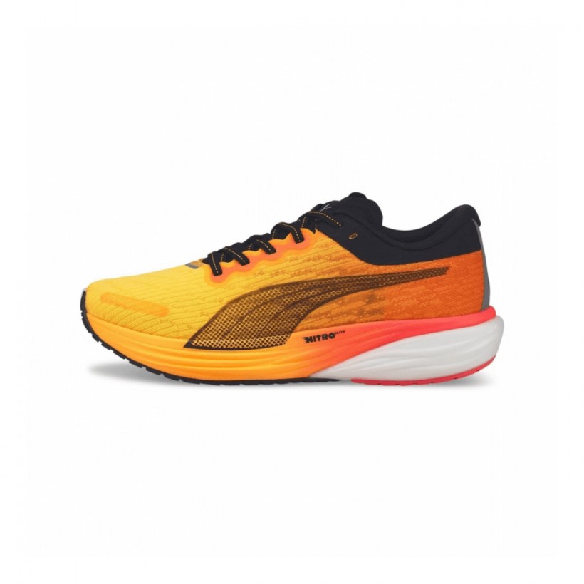 Zapatillas Puma Deviate NITRO 2 Amarillo Naranja AW22
