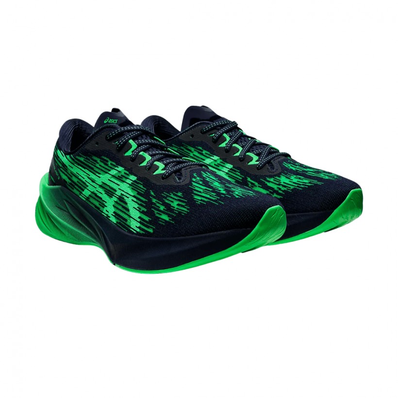 Schuhe Asics Novablast 3 Schwarz Grün AW22