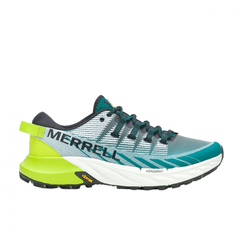 Chaussures Merrell Agility Peak 4 Vert Turquoise AW22