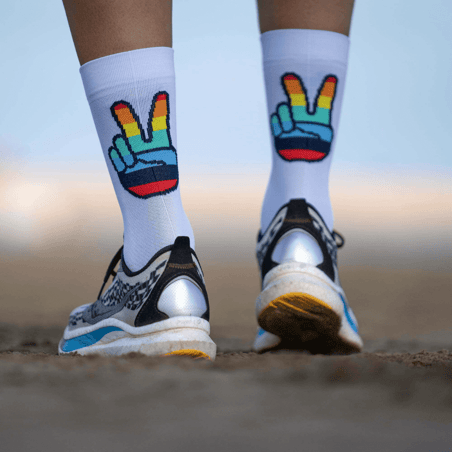 Sporcks Hände hoch Socken weiß