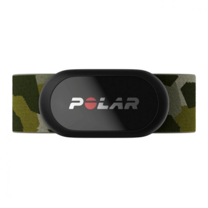 Sensor de frequência cardíaca Polar H10  Camuflagem Verde M-XXL