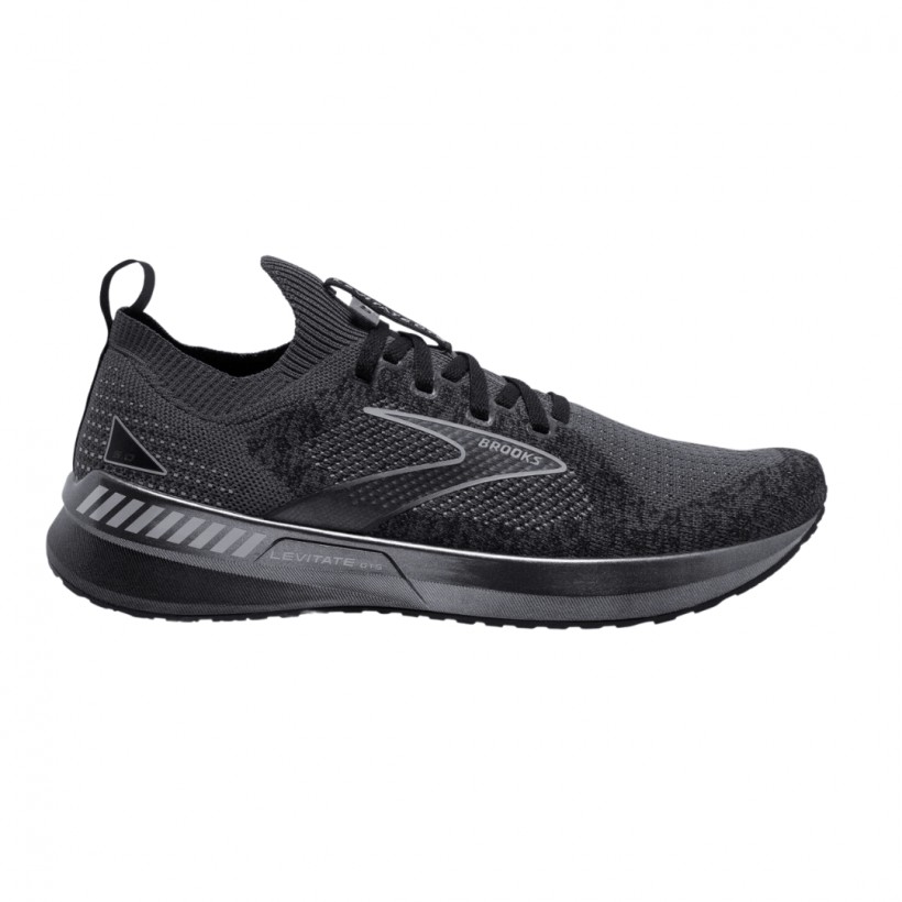 Chaussures Brooks Levitate StealthFit GTS 5 Noir Gris