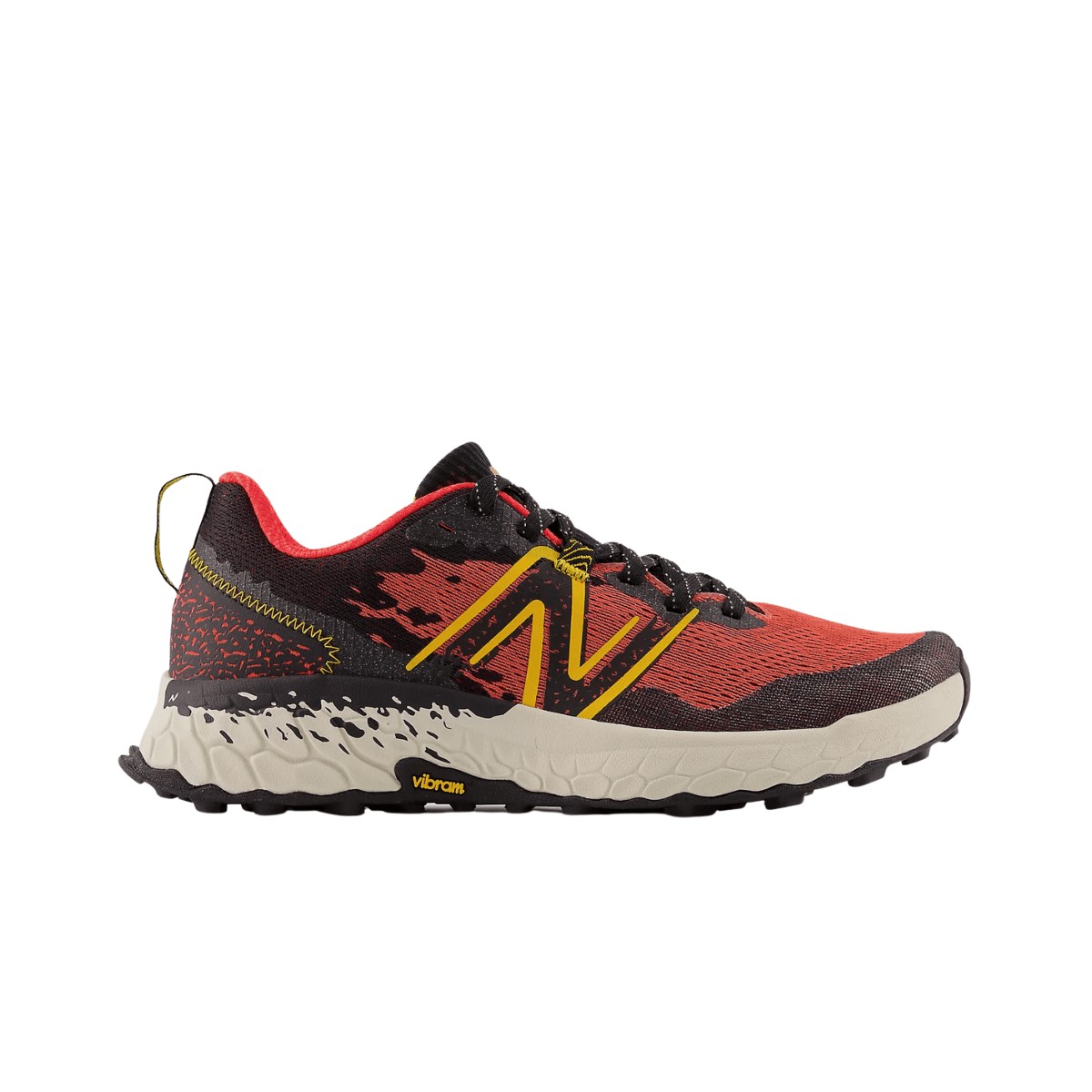 Chaussures New Balance Fresh Foam X Hierro V7 Rouge Jaune AW22, Taille 42 - EUR