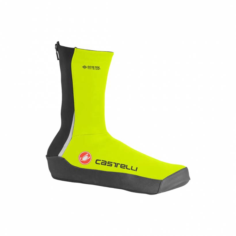 Cubre zapatillas Castelli Intenso UL verde lima Negro