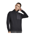 Shirt Saucony Sunday 1/4 Zip Schwarz Frau