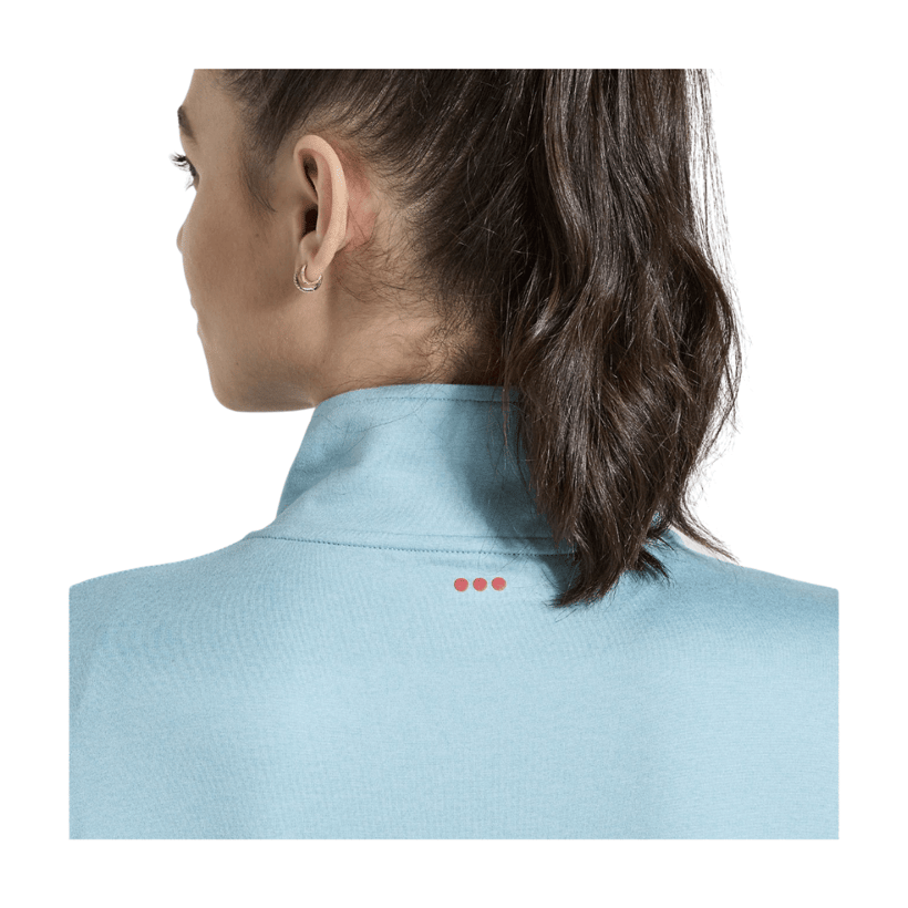 Chemise Saucony Sunday 1/4 Zip Bleu Femme