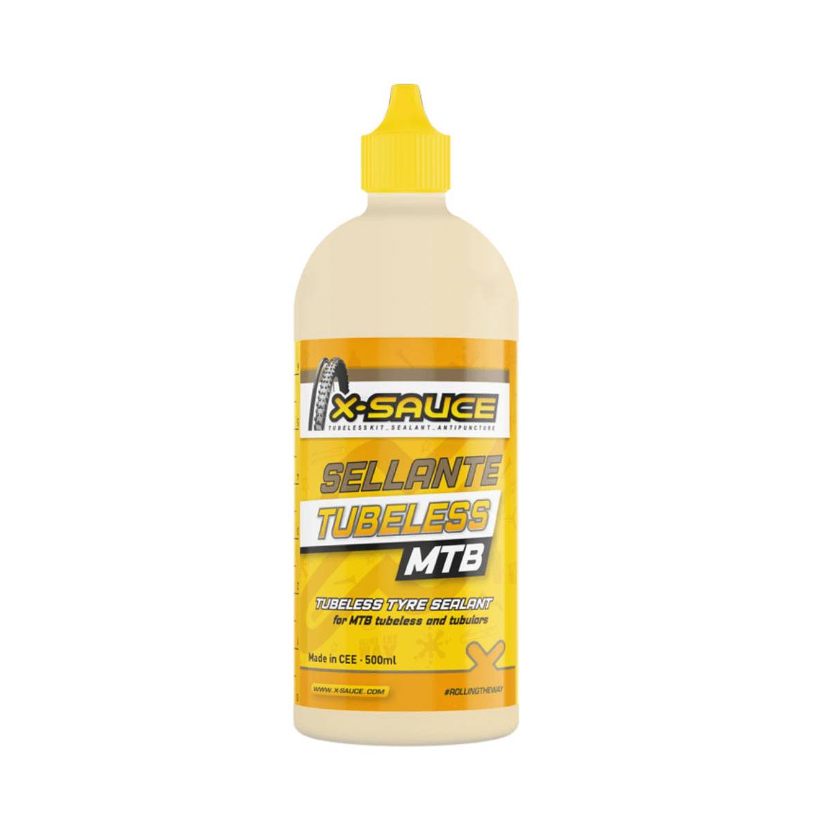 x-sauce liquido sigillante per mountain tubeless 500ml verde donna