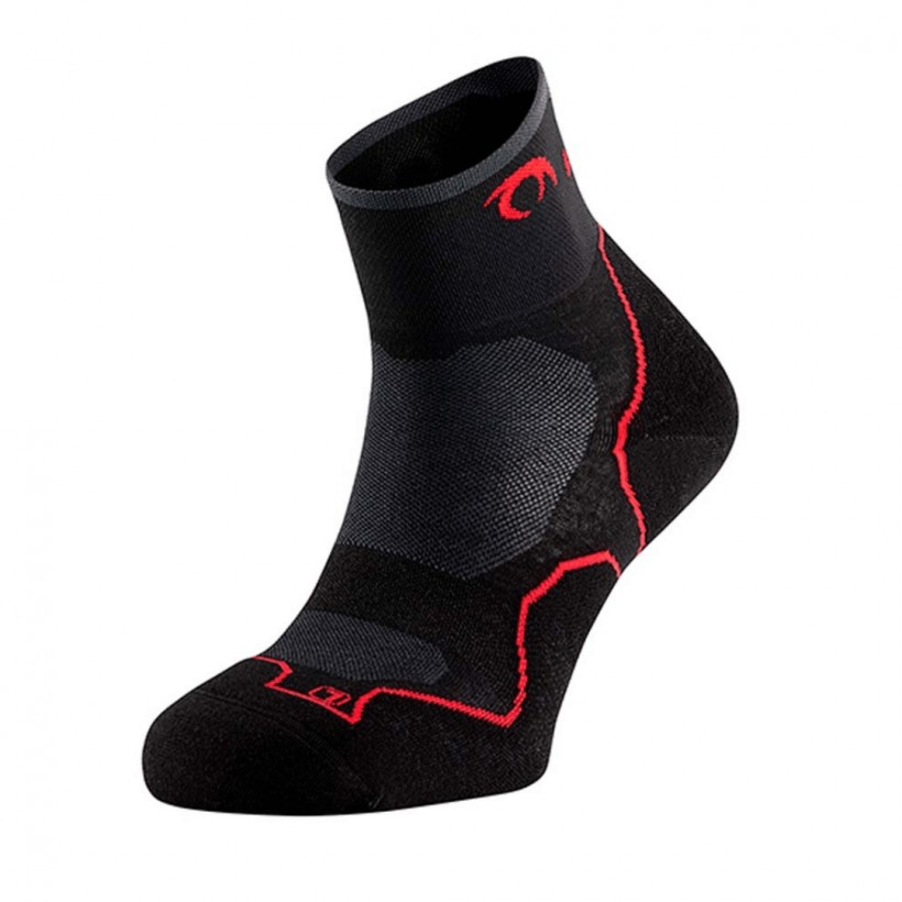 Socks Lurbel Desafio Black Black Red