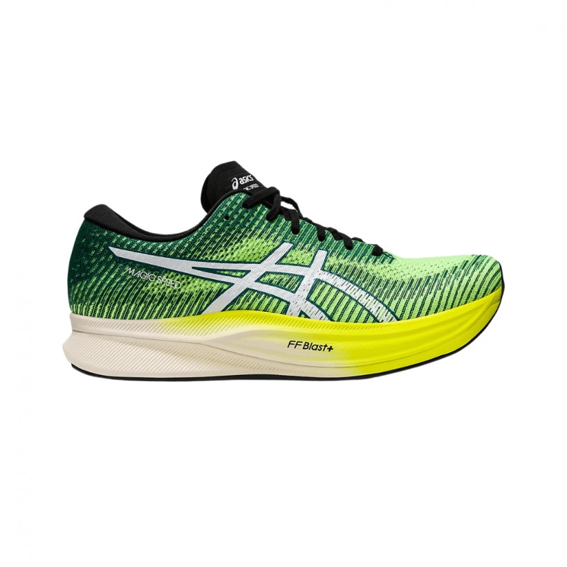 Fanático camarera Dempsey Comprar Zapatillas Asics Magic speed 2 Verde Amarillo | Al Mejor Precio