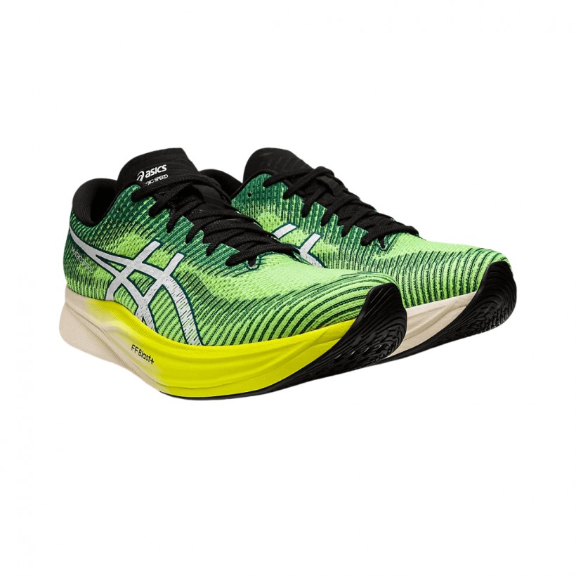 Zapatillas Asics Magic speed 2 Verde Amarillo AW22