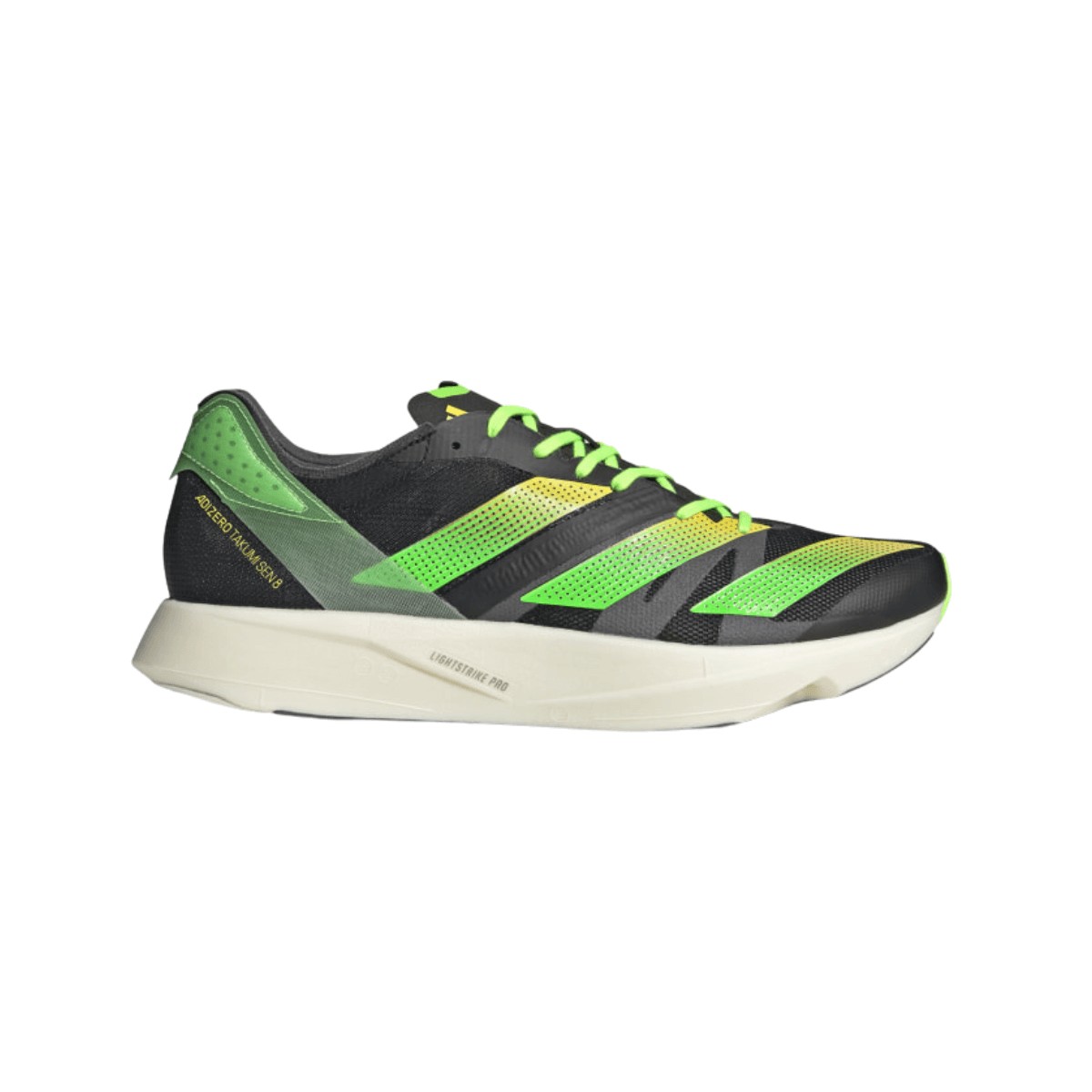 Shoes Adidas Adizero Takumi Sen 8 Black Green AW22, Size UK 8.5