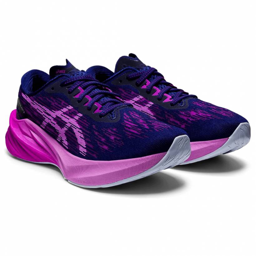 Zapatillas Asics NovaBlast 3 Rosa Azul Mujer AW22