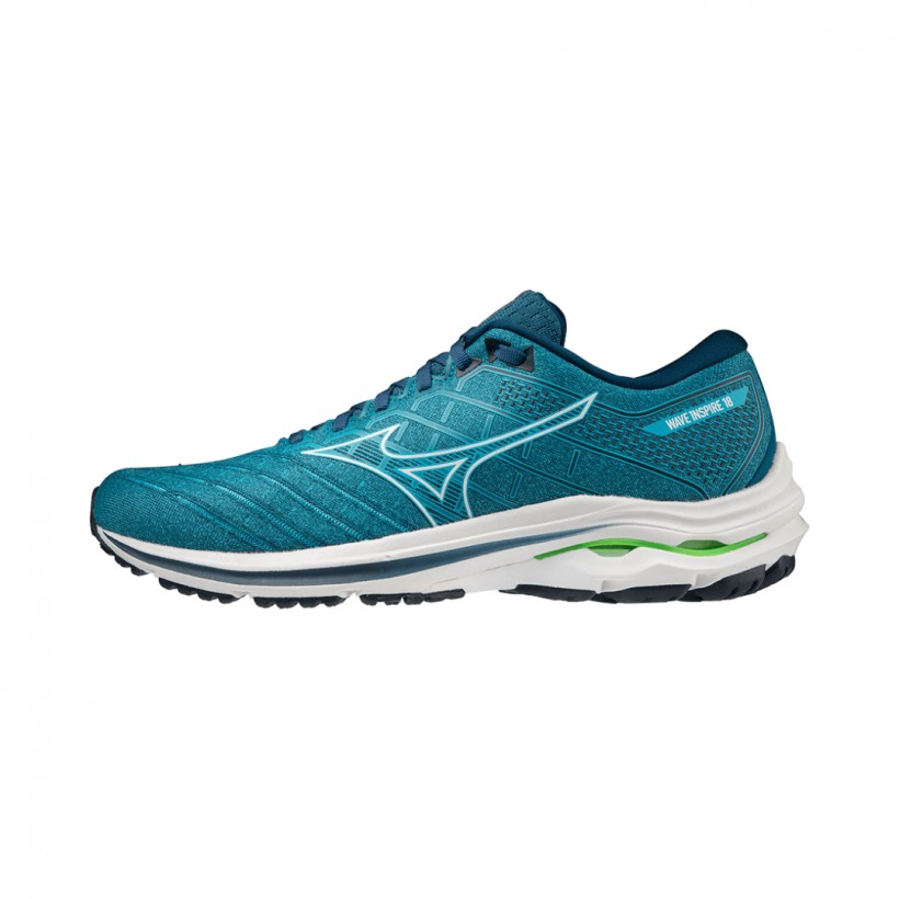 Mizuno Wave Inspire 18 Shoes Blue White