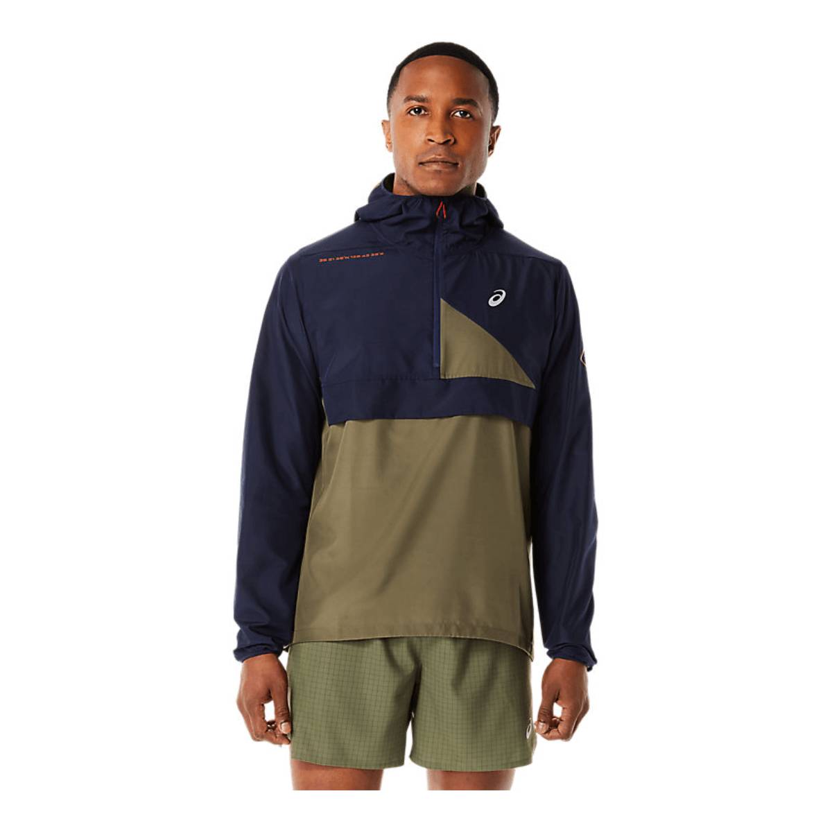 OFF ROAD günstig Kaufen-Anorak Asics Fujitrail Navy Blau Grün, Größe XS. Anorak Asics Fujitrail Navy Blau Grün, Größe XS <![CDATA[Asics Fujitrail Anorak Marineblau Grün Der FUJITRAIL™ ANORAK wurde von Offroad-Laufabenteuern inspiriert und ist ein