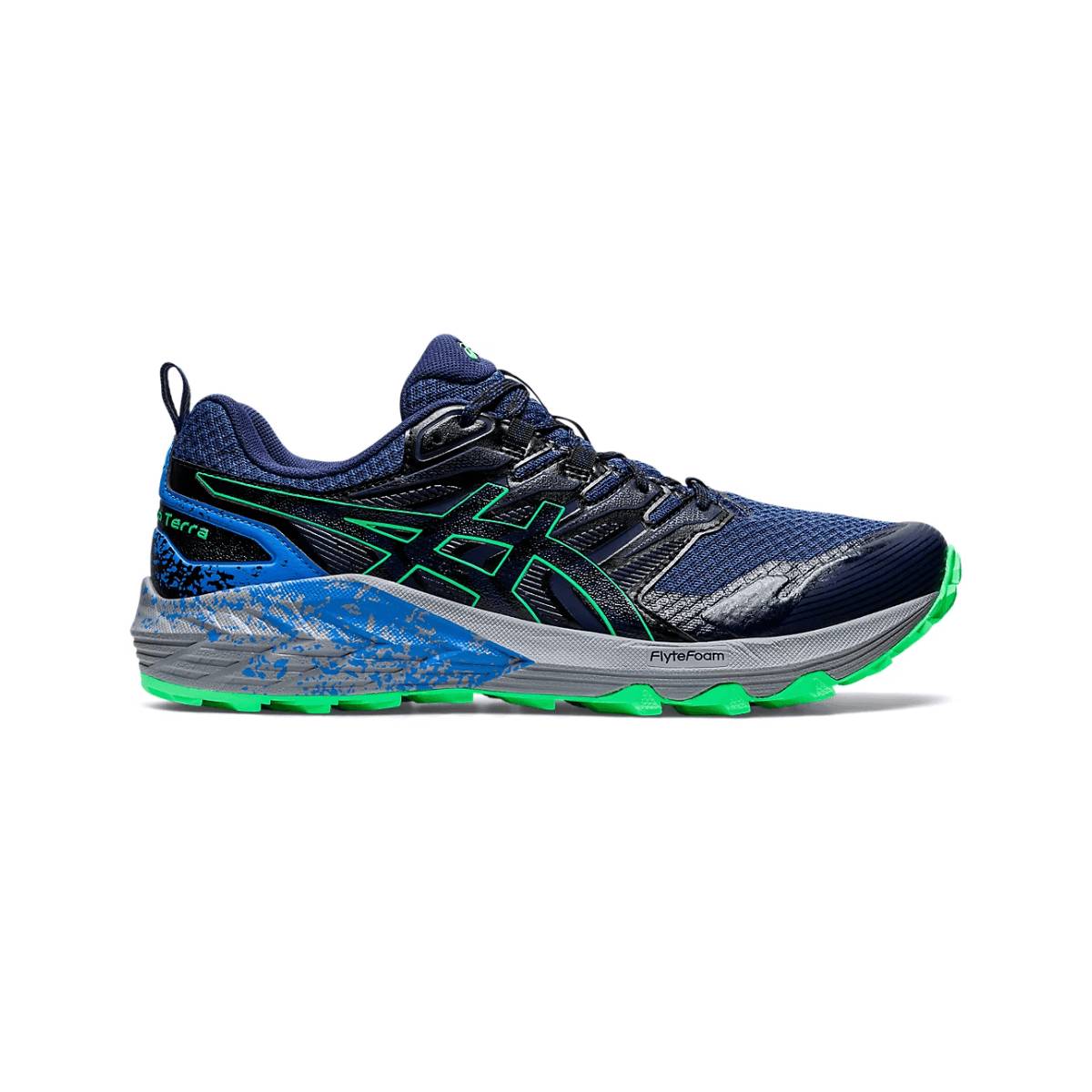 Scarpe  Asics Gel Trabuco Terra Blue Verde AW22, Taglia 41,5 - EUR