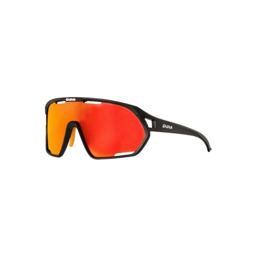 Occhiali Eassun Paradiso Nero Opaco Rosso