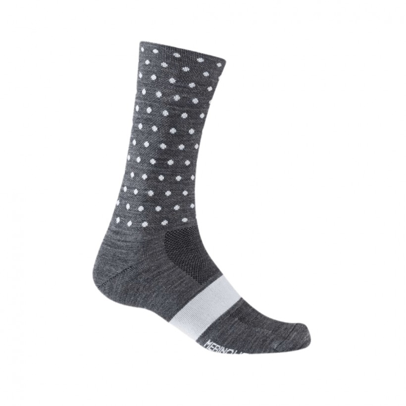 Socks Giro Seasonal Merino Wool Grey White