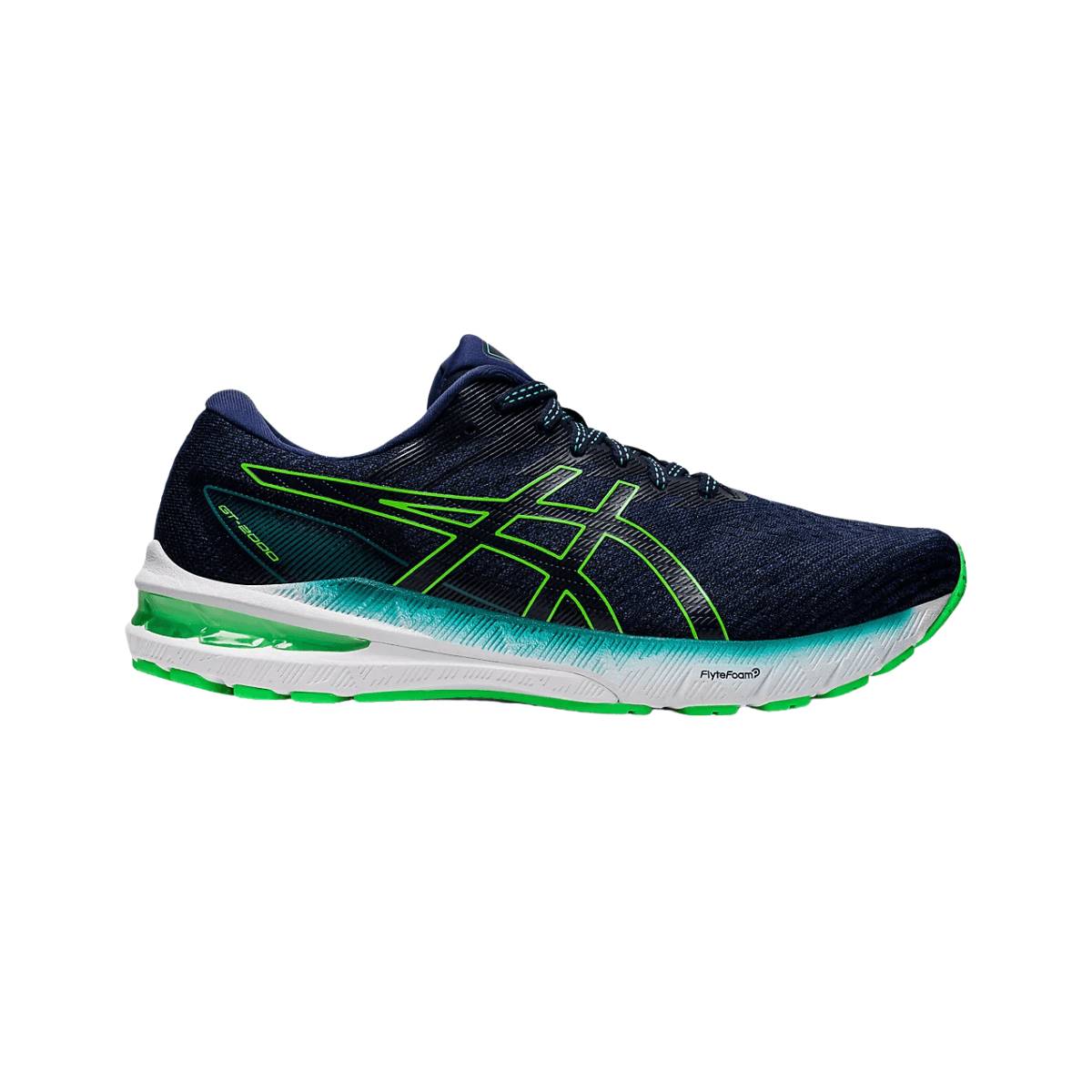 Chaussures Asics GT-2000 10 Bleu Vert AW22, Taille 41,5 - EUR