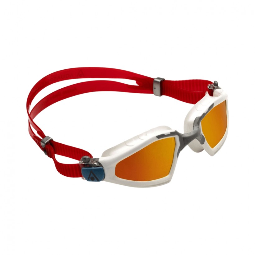Aqua Sphere Kayenne Pro.A Swimming Goggles Red with mirrowed lenses