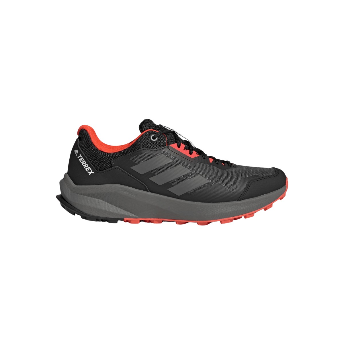 Chaussures Adidas Terrex Trailrider Noir Gris Rouge AW22, Taille UK 7.5