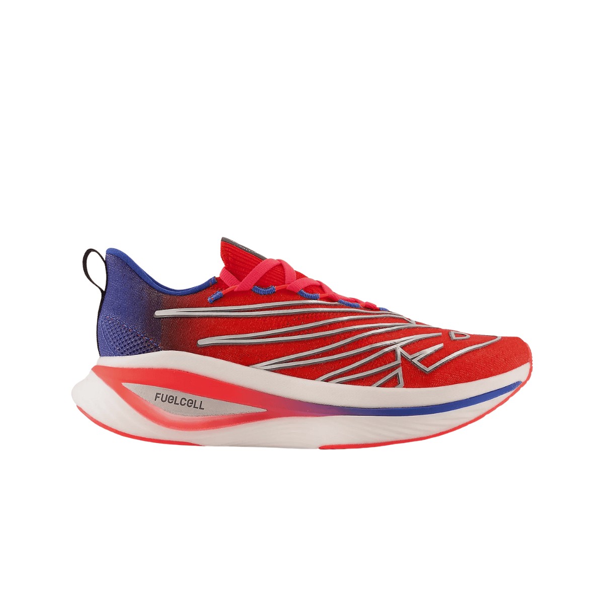Chaussures New Balance FuelCell SC Elite V3 NYC Marathon Rouge Bleu AW22, Taille 41,5 - EUR