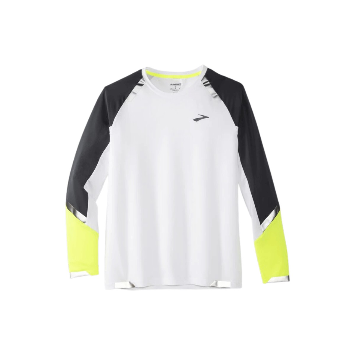 Brooks Run Visible Shirt Long Sleeve White, Size XS