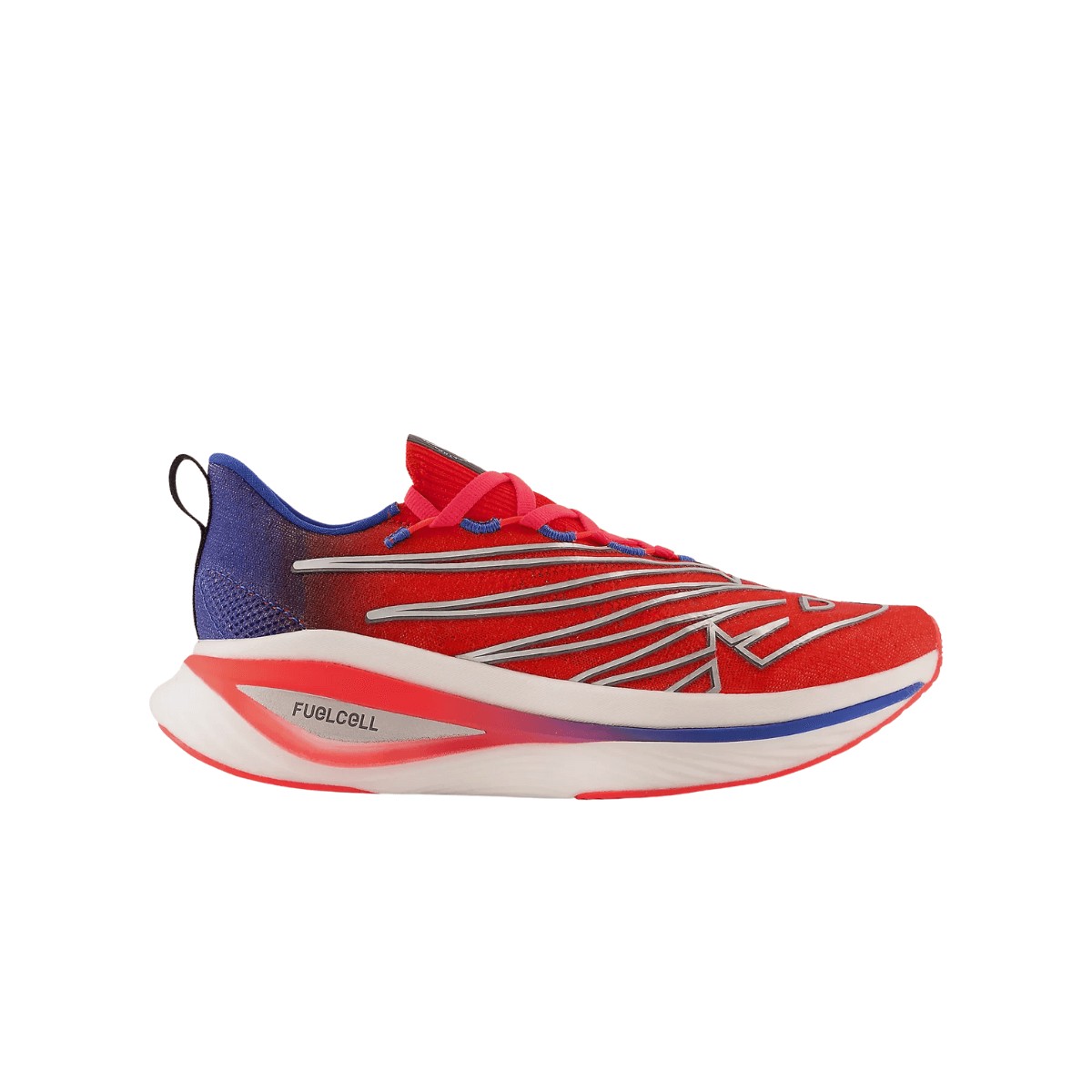 Schuhe New Balance FuelCell SC Elite V3 NYC Marathon Rot Blau AW22 Frau, Größe 37,5 - EUR