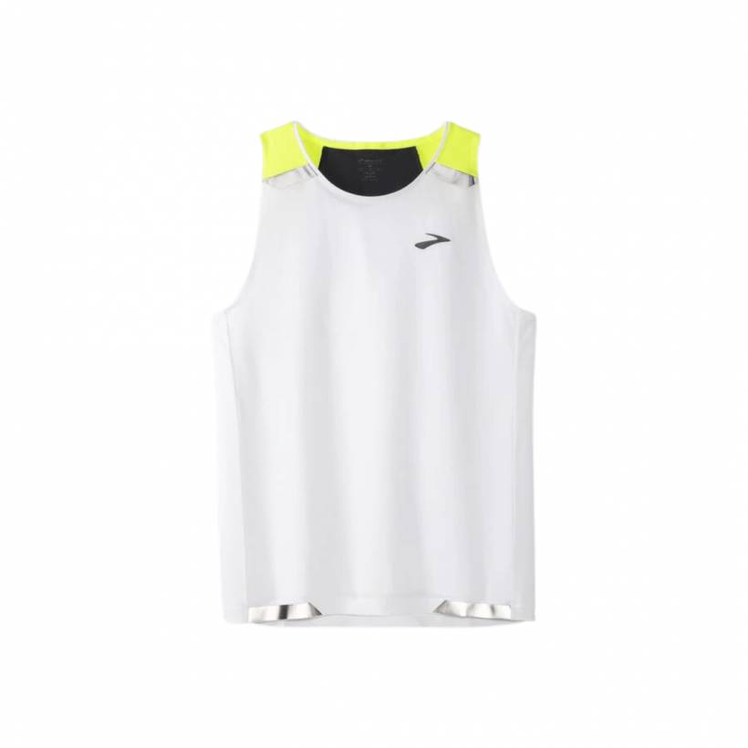 Koszulka Bez Rękawów Brooks Run Visible Tank Biały