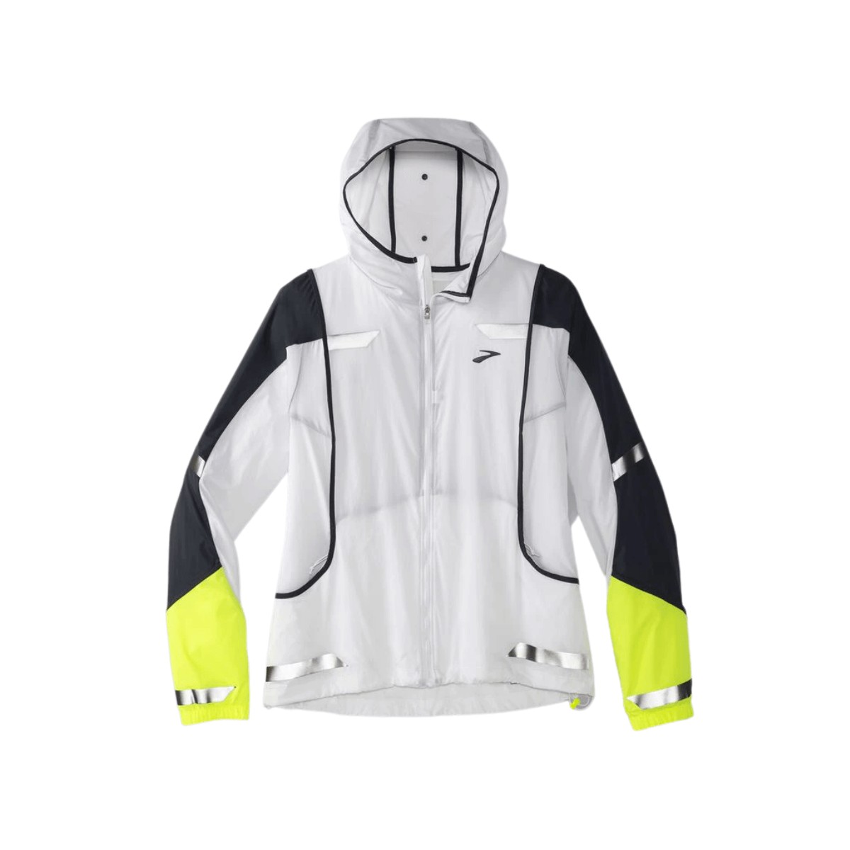 Jacke günstig Kaufen-Run Visible Jacke Weiß Dame, Größe XS. Run Visible Jacke Weiß Dame, Größe XS <![CDATA[Brooks Run Visible Convertible Jacke Weiß Damen Diese vielseitige reflektierende Laufjacke leuchtet im Dunkeln. Es ist für kaltes Wetter 