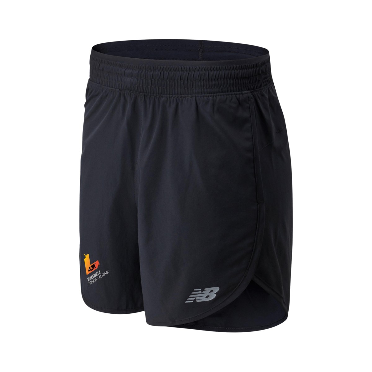 New Balance Accelerate Damenshorts 5 inch Schwartz, Größe XS