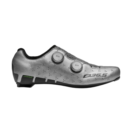 Q36.5 Unieke Road Zilveren Sneakers