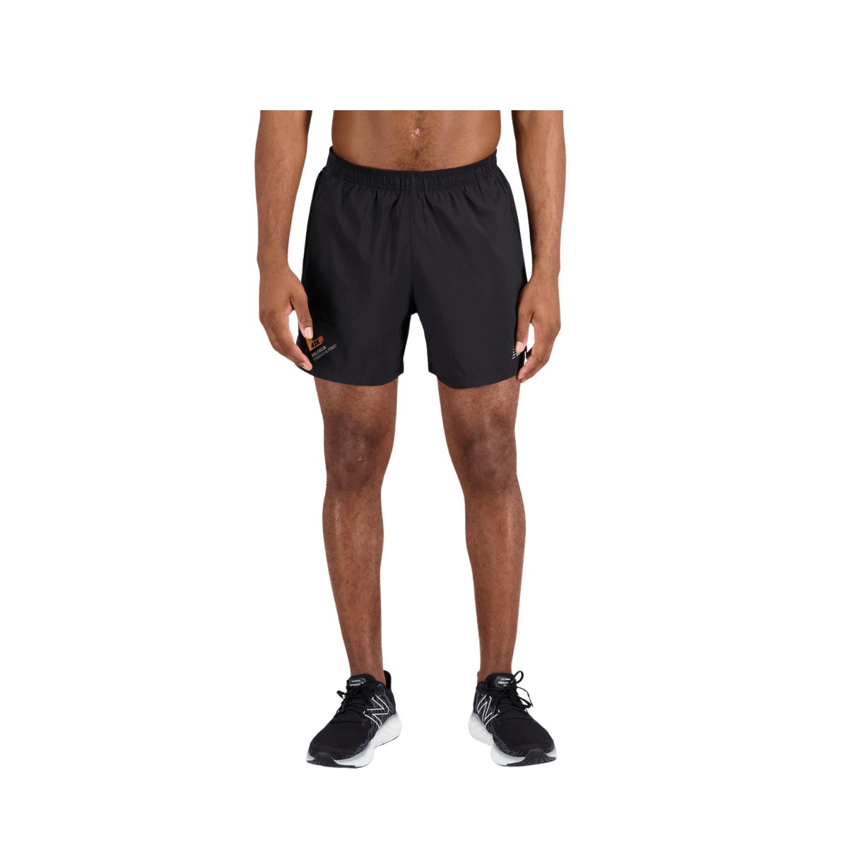 Shorts, New Balance Accelerate 5 polegadas Preto, Tamanho S