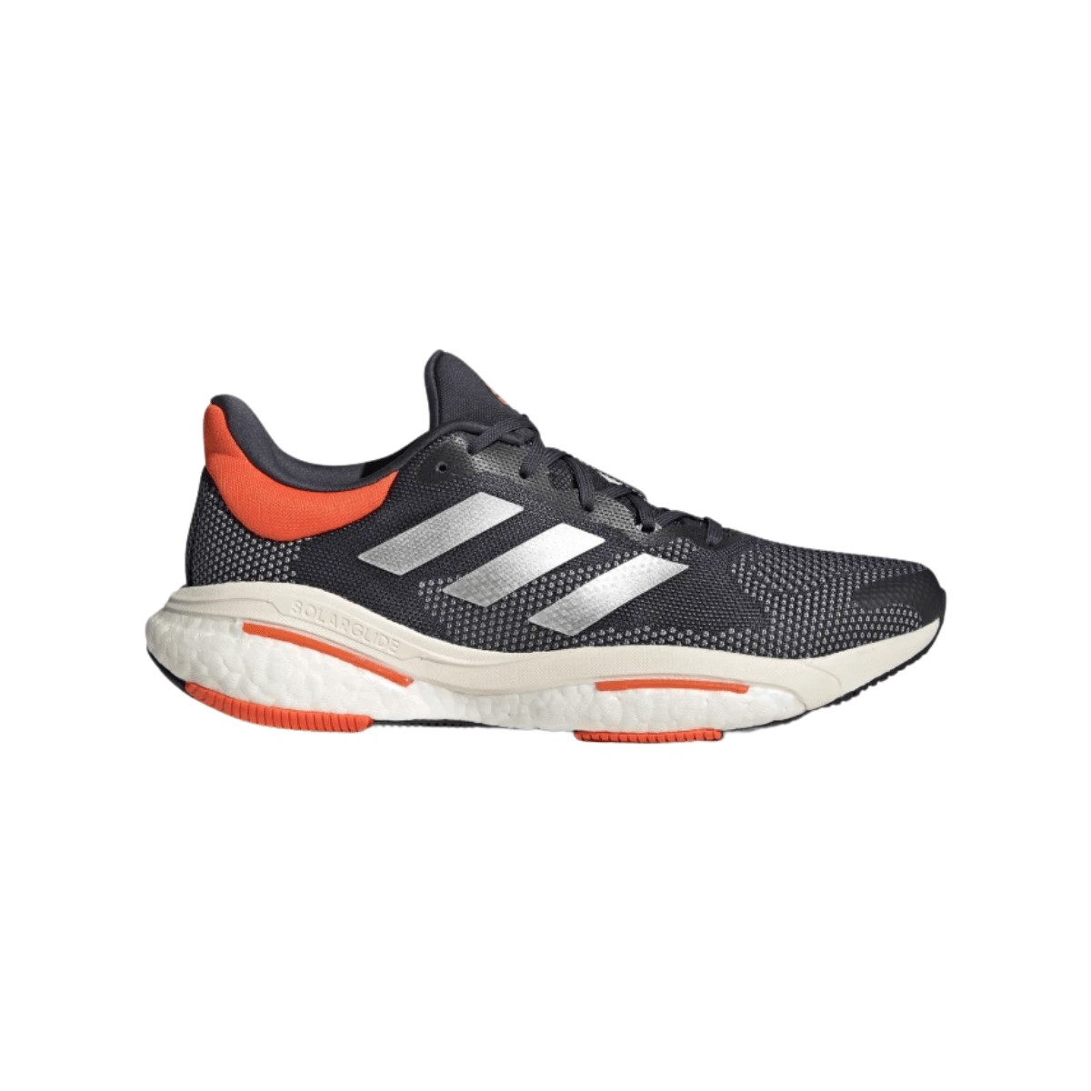 Adidas Solar Glide 5M Shoes Gray Orange AW22, Size UK 8