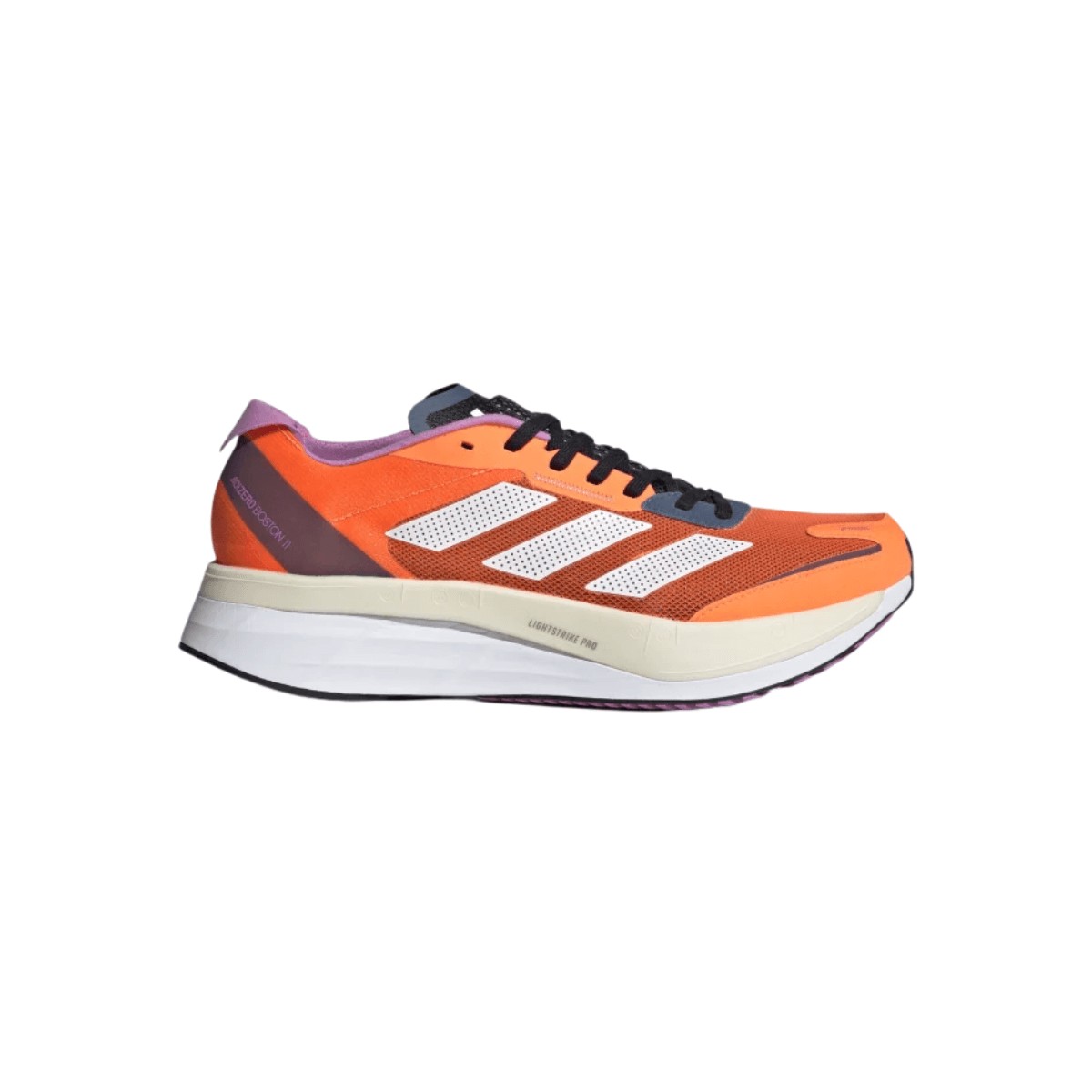 Zapatillas Adidas Adizero Boston 11 Naranja Lila AW22, Talla UK 8