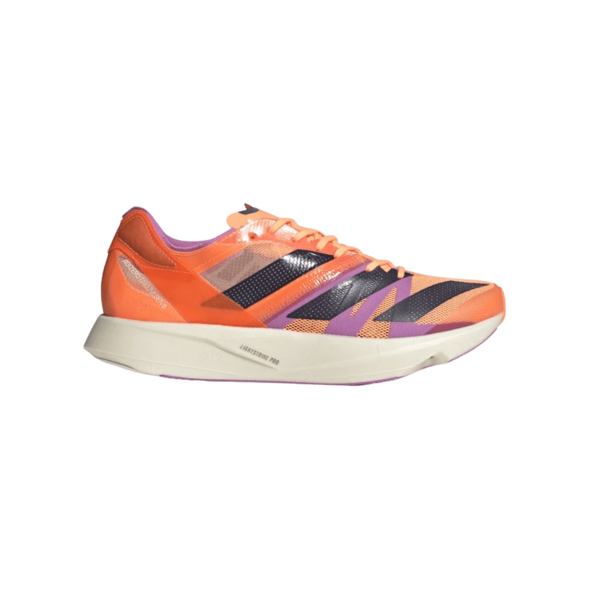 Adidas Adizero Takumi Sen 8 Shoes Purple Orange, Size UK 8
