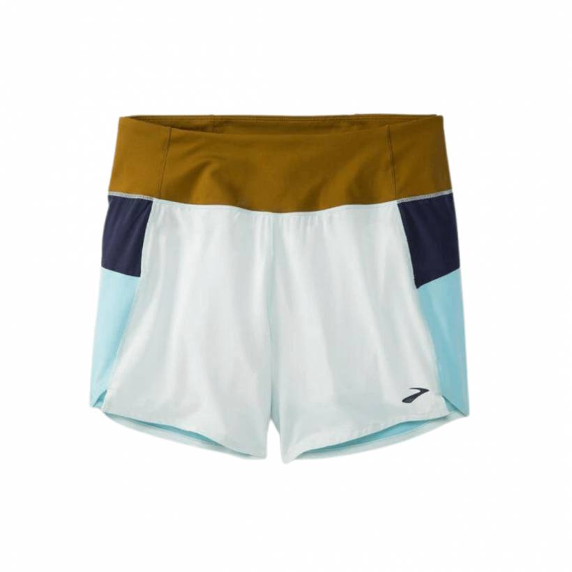 Shorts Chaser 5" White Blue Yellow Women