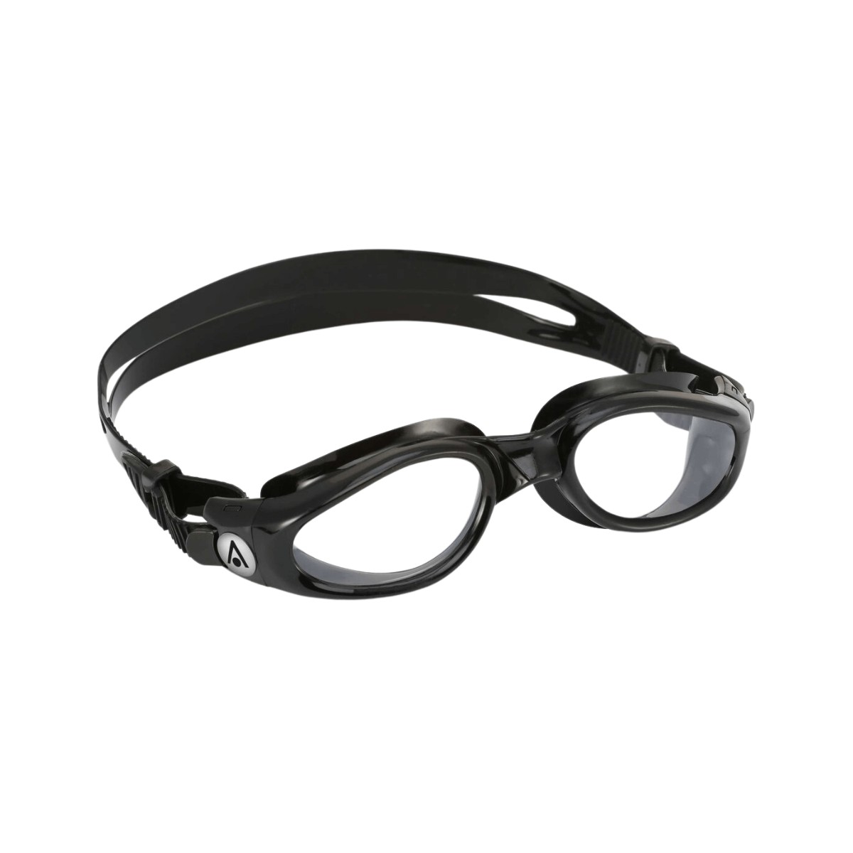 Erste  günstig Kaufen-Aqua Sphere Schwimmbrille Kaiman.A Clear Schwarz. Aqua Sphere Schwimmbrille Kaiman.A Clear Schwarz <![CDATA[Unsere erste originale Schwimmbrille mit gebogenem Glas, die aktiven Schwimmern eine 180-Grad-Sicht bietet Unsere erste originale Schwimmbrille mit