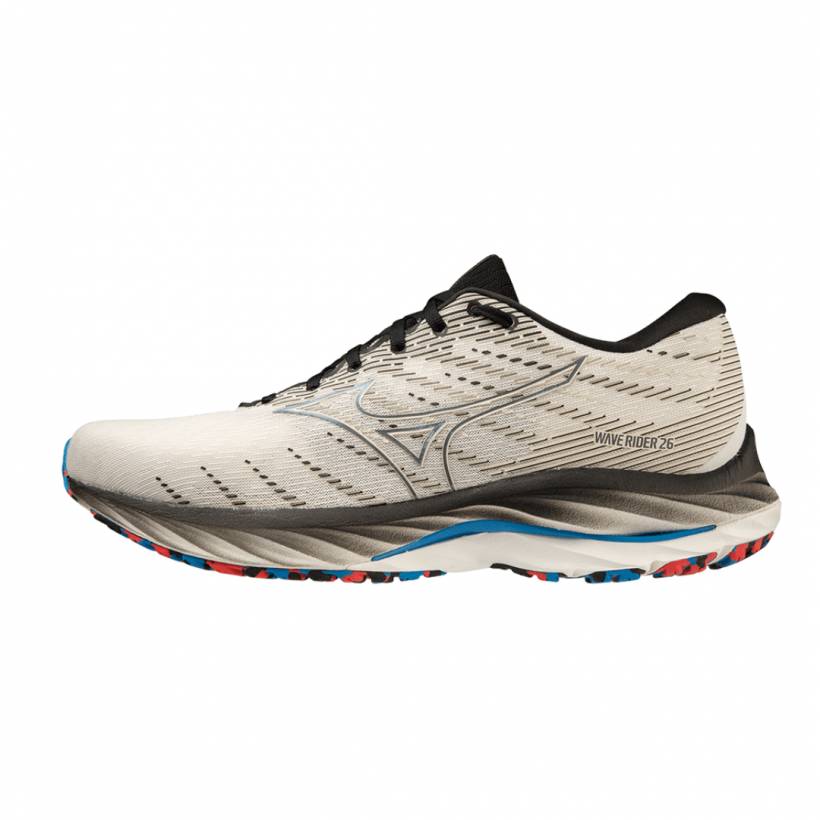 Turnschuhe Mizuno Wave Rider 26 Weiß Schwarz