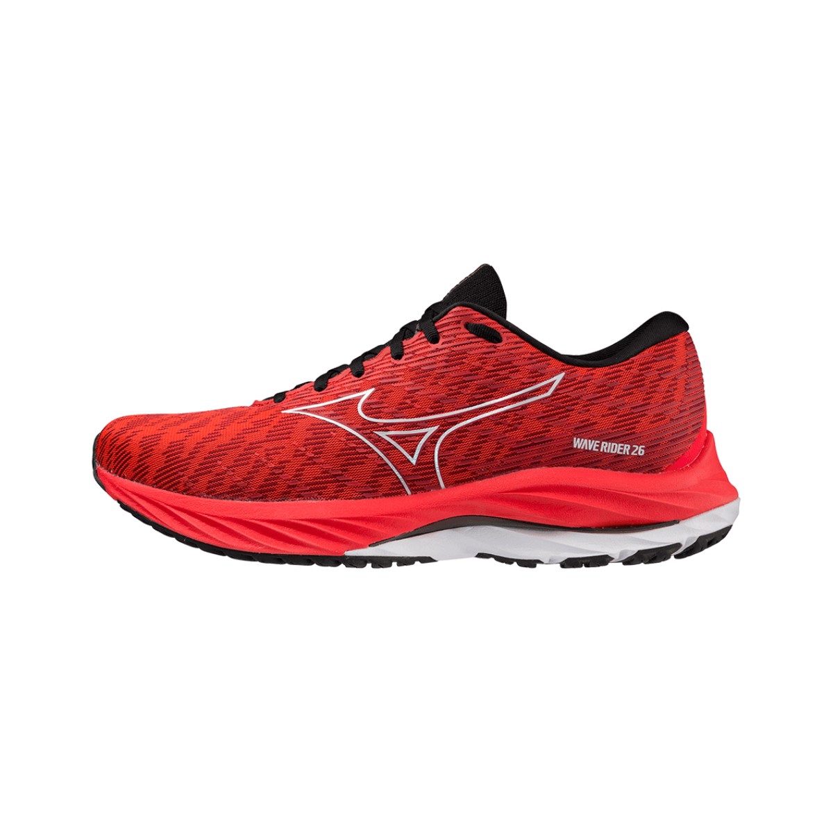Trainers Mizuno Wave Rider 26 Red White AW22, Size 42 - EUR