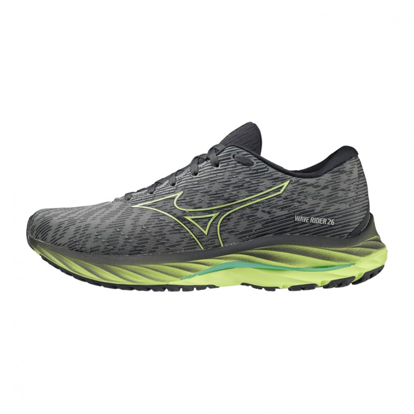 Trainers Mizuno Wave Rider 26 Grey Green