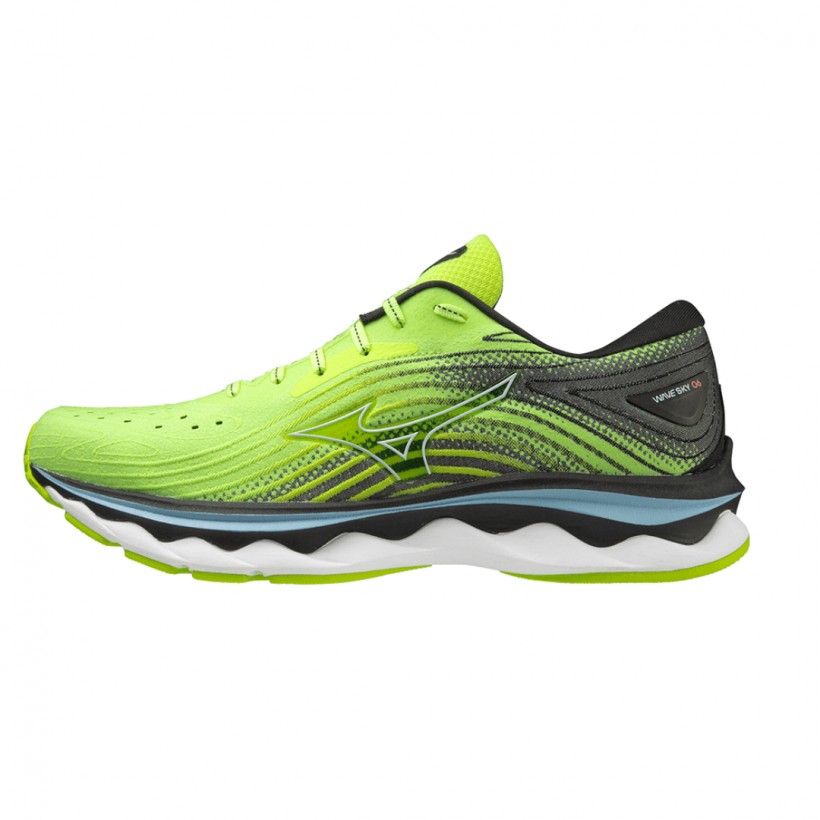 Zapatillas Mizuno Wave Sky Amarillo Negro