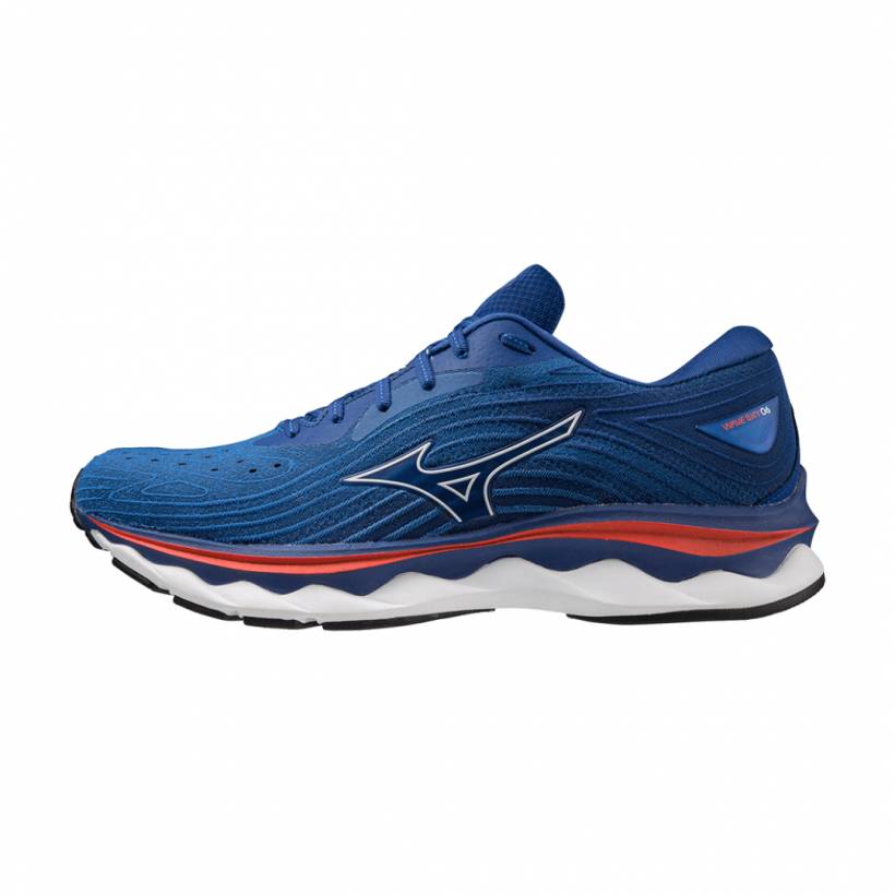 Formadores Mizuno Wave Sky 6 Azul Branco AW22