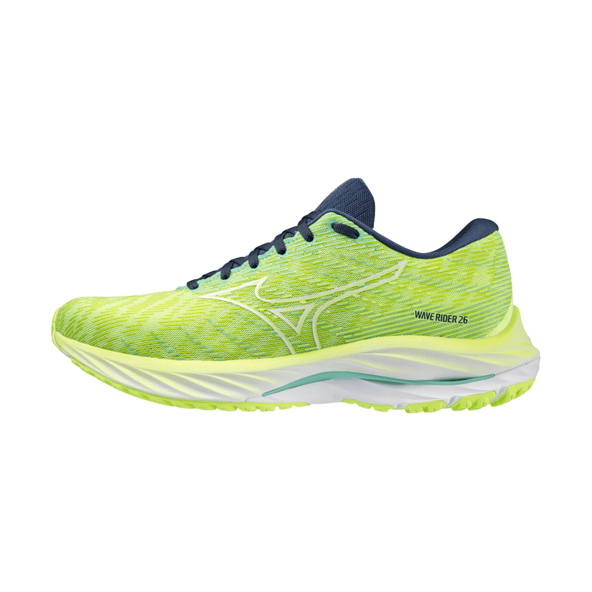 Shoes Mizuno Wave Rider 26 Green AW22 Women, Size 38,5 - EUR